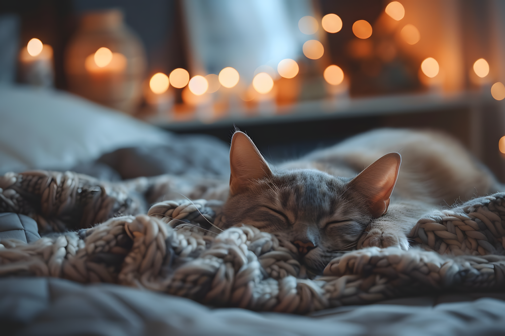 cat, nature, bed, sleeping, asleep, comfortable, relax, animal, pet, feline